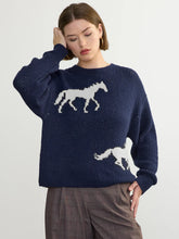 Load image into Gallery viewer, Margaret O'Leary Horse Sweater