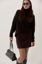 Load image into Gallery viewer, Amanda Maria Plum Mini Skirt