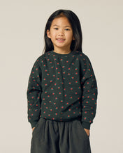 Load image into Gallery viewer, The Campamento Grey Flowers Sweatshirt