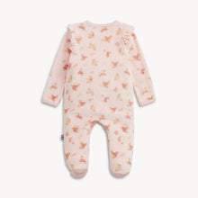 Load image into Gallery viewer, Magnetic Me Floral Girls Velour Footie