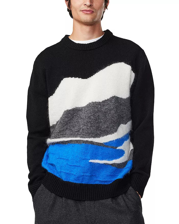 NN07 Jason Sweater in Black Multi