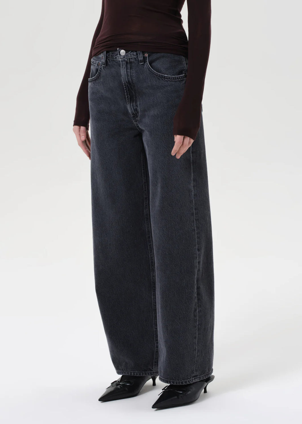 AGOLDE Low Curve Jean in Symbolic