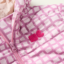 Load image into Gallery viewer, Mon Coeur Grid Puffer Jacket
