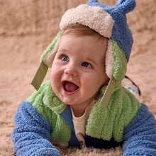 Load image into Gallery viewer, Magnetic Me Blue Colorblock Sherpa Hat
