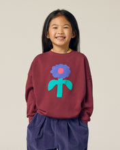 Load image into Gallery viewer, The Campamento Big Blue Daisy Sweatshirt
