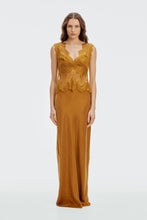 Load image into Gallery viewer, Third Form Visions Lace Dress in Patina
