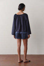 Load image into Gallery viewer, Donni Silk Lace Tap Short in Navy
