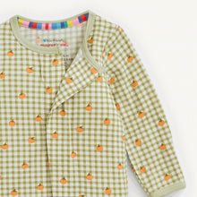 Load image into Gallery viewer, Magnetic Me Pumpkin Plaid Footie
