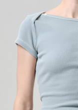 Load image into Gallery viewer, COH Baby Waffle Tee in Sea Glass
