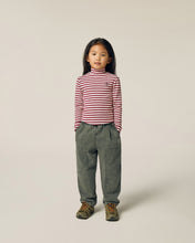 Load image into Gallery viewer, The Campamento Burgundy Stripes Turtleneck
