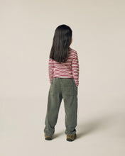 Load image into Gallery viewer, The Campamento Burgundy Stripes Turtleneck
