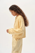 Load image into Gallery viewer, Donni Cotton Knit Roll Cardigan in Butter
